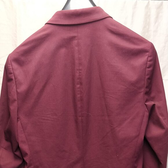 Express Burgundy Sport Coat Blazer - Picture 2 of 3